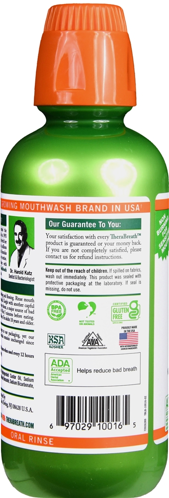 TheraBreath Fresh Breath Oral Rinse Mild Mint – Image 3