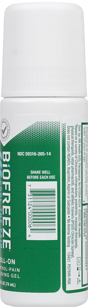 Biofreeze Menthol-Pain Relieving Gel Roll-On – Image 3