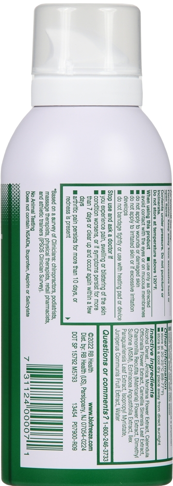 Biofreeze Menthol-Pain Relieving Spray – Image 3