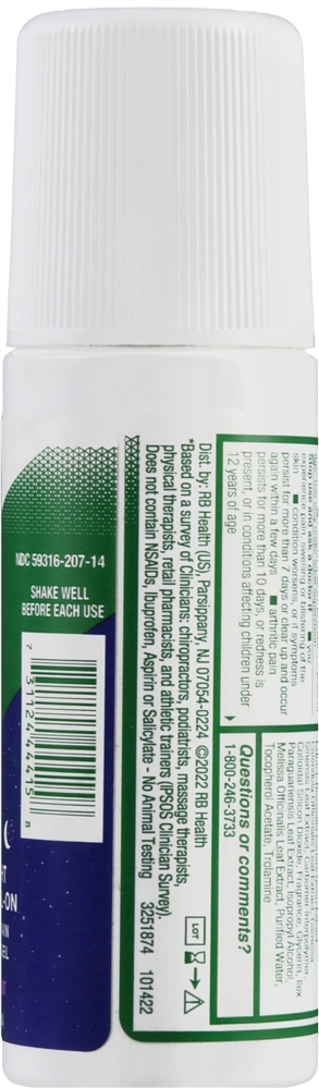Biofreeze Menthol-Pain Relieving Gel Overnight Relief Roll-On Lavender – Image 3