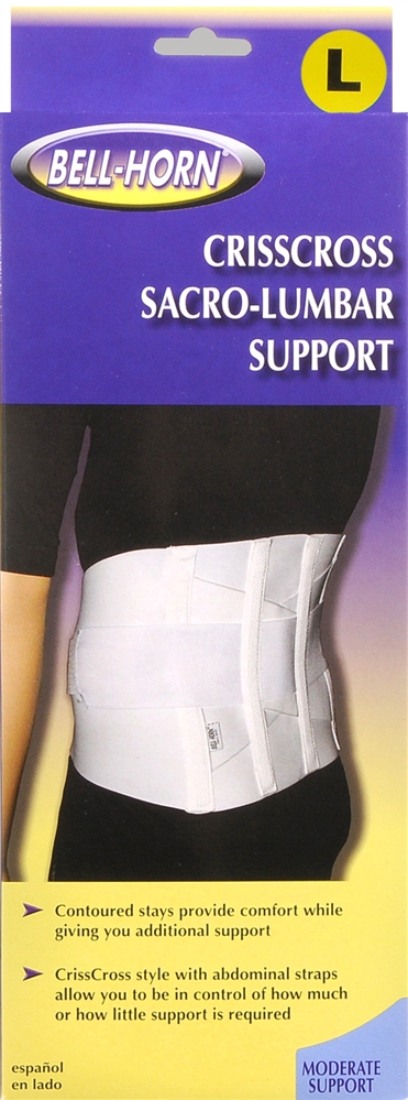 Bell-Horn Crisscross Sacro-Lumbar Support Large