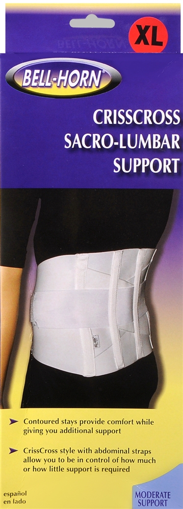 Bell-Horn Crisscross Sacro-Lumbar Support X-Large