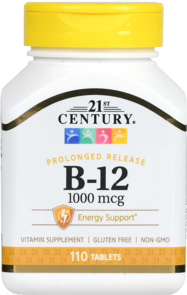 21st Century B-12 1000 mcg Prolonged Release Tablets – Image 3