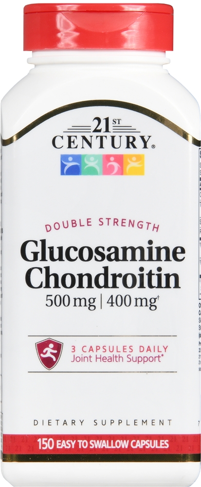 21st Century Glucosamine 500 mg Chondroitin 400 mg Capsules Double Strength – Image 3