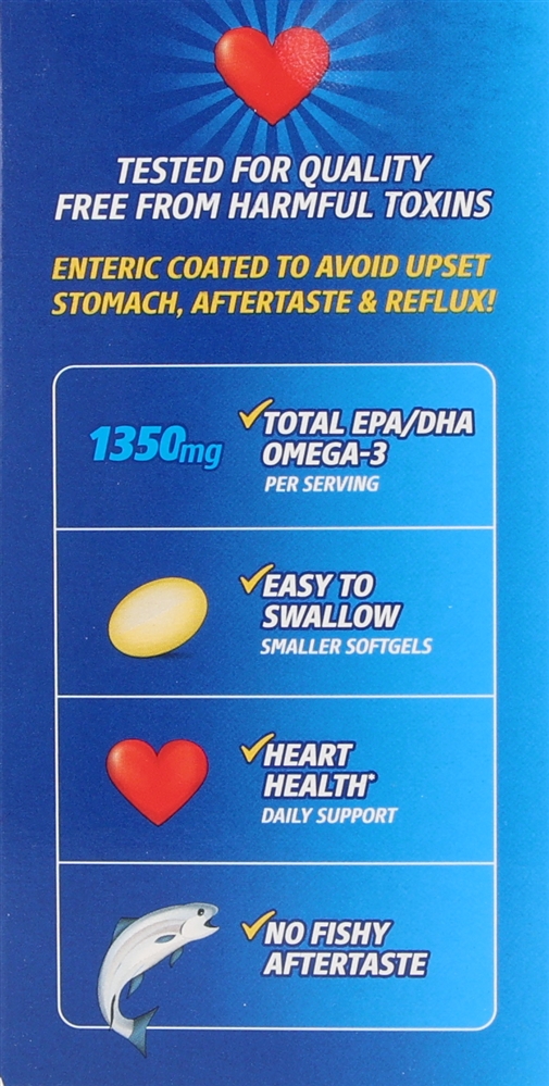 21st Century Alaska Wild Fish Oil Mega Omega-3 Enteric Coated Softgels