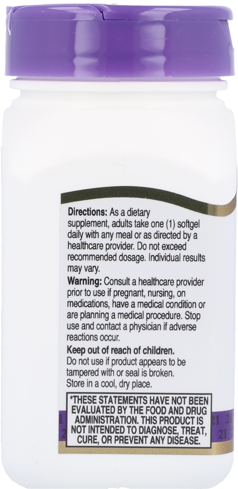 21st Century Co Q-10 100 mg Rapid Release Softgels – Image 3