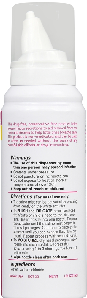 Little Remedies For Noses Sterile Saline Mist – Image 5