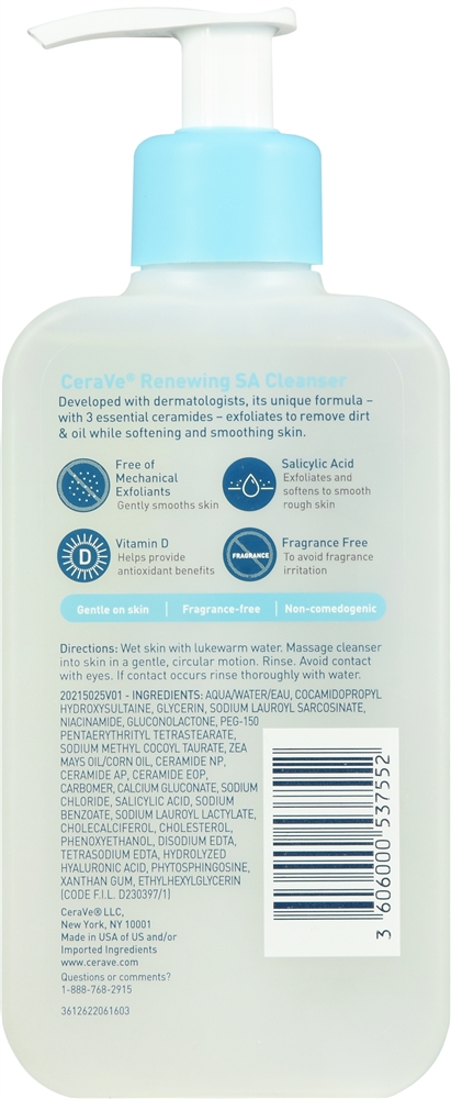 CeraVe Renewing SA Cleanser For Normal Skin – Image 7
