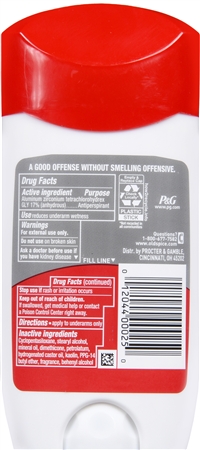 Old Spice High Endurance Antiperspirant & Deodorant Stick Pure Sport – Image 6