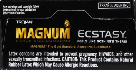 TROJAN Magnum Ecstasy Lubricated Latex Condoms – Image 10