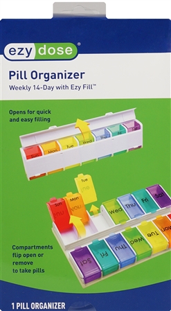 Ezy Dose Pill Organizer Weekly 14-Day with Ezy Fill – Image 8