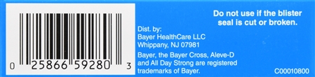 Aleve-D Sinus & Cold 12 Hour Caplets – Image 5