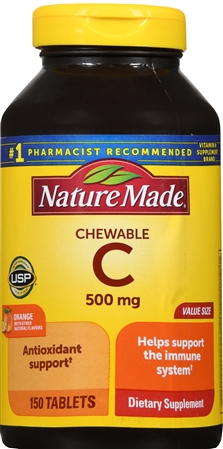 Nature Made C  500 mg Chewable Tablets Orange – Image 10