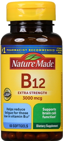 Nature Made B12 3000 mcg Softgels Extra Strength – Image 7