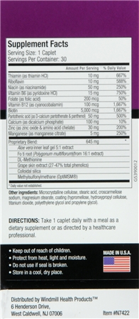 RejuviCare Hair, Skin & Nails 5000 mcg of Biotin Caplets – Image 9