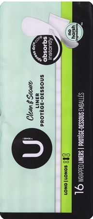 U by Kotex Clean & Secure Liners Long – Image 7