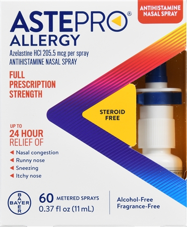 Astepro Allergy Azelastine HCl 205.5 mcg Antihistamine Nasal Spray – Image 14