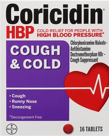 Coricidin HBP Cough & Cold Tablets – Image 12