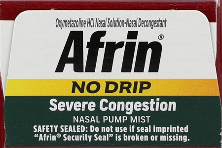 Afrin No Drip Severe Congestion Oxymetazoline HCl Nasal Pump Mist – Image 12