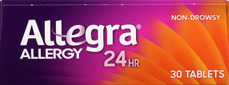 Allegra Allergy 24 Hr Fexofenadine HCl 180 mg Antihistamine Tablets – Image 9