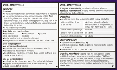 Allegra D 24 Hour Allergy & Congestion Extended Release Tablets – Image 8