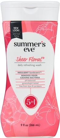 Summer's Eve Daily Cleansing Wash Sheer Floral – Image 4
