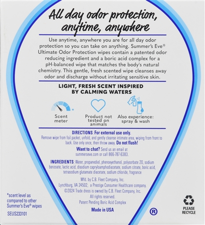 Summer's Eve Daily Refreshing Wipes Ultimate Odor Protection – Image 6