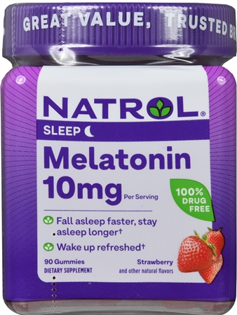 Natrol Melatonin 10 mg Sleep Gummies Strawberry – Image 9