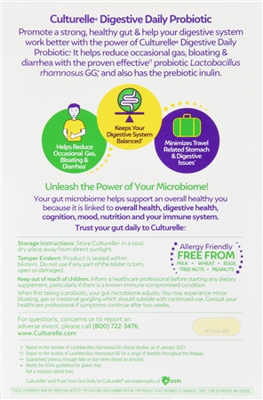 Culturelle Digestive Daily Probiotic Vegetarian Capsules – Image 12