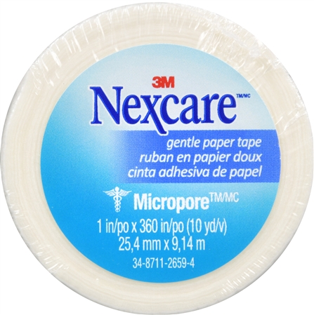 Nexcare Micropore Gentle Paper Tape 1 In x 10 Yd – Image 7