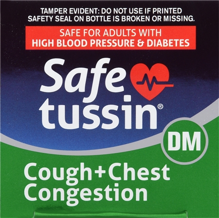 Safetussin DM Cough + Chest Congestion Liquid Non-Drowsy – Image 14
