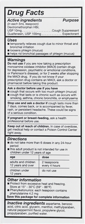 Safetussin DM Cough + Chest Congestion Liquid Non-Drowsy – Image 9