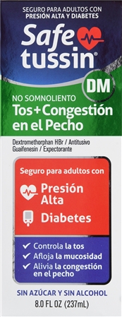 Safetussin DM Cough + Chest Congestion Liquid Non-Drowsy – Image 11
