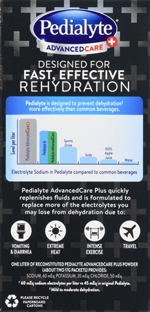 Pedialyte Advanced Care+ Electrolyte Powder Packets Berry Frost – Image 11