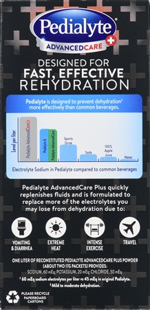 Pedialyte Advanced Care+ Electrolyte Powder Packets Strawberry Freeze – Image 12