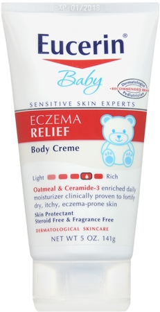 Eucerin Baby Eczema Relief Body Creme Fragrance Free – Image 5