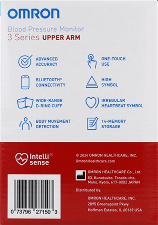 OMRON Blood Pressure Monitor  3 Series Upper Arm – Image 8