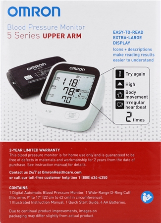 OMRON Blood Pressure Monitor  5 Series Upper Arm – Image 14