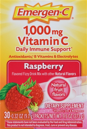Emergen-C Daily Immune Support 1,000 mg Vitamin C Fizzy Drink Mix Packets Raspberry – Image 12