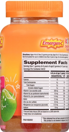 Emergen-C Kidz Daily Immune Support Gummies Fruit Fiesta – Image 9