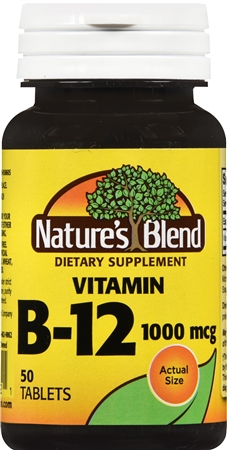Nature's Blend Vitamin B- 12 1000 mcg Tablets – Image 13