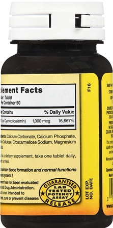 Nature's Blend Vitamin B- 12 1000 mcg Tablets – Image 10