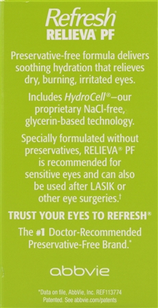 Refresh Relieva PF Lubricant Eye Drops – Image 10