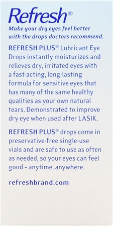 Refresh Plus Lubricant Eye Drops Single-Use Containers – Image 10