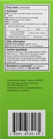 Robitussin Adult Cough + Chest Congestion DM Liquid Maximum Strength – Image 8