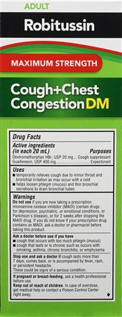 Robitussin Adult Cough + Chest Congestion DM Liquid Maximum Strength – Image 11