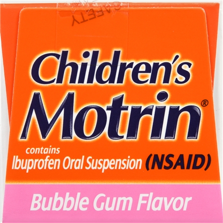 Motrin Children's Ibuprofen 100 mg Oral Suspension Bubble Gum – Image 14