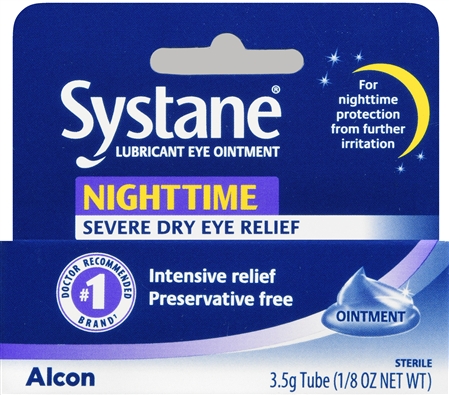 Systane Nighttime Severe Dry Eye Relief Lubricant Eye Ointment – Image 13