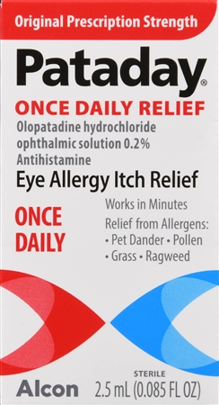 Pataday Olopatadine Hydrochloride Ophthalmic 0.2% Eye Allergy Itch Relief Solution Once Daily Original Prescription Strength – Image 8