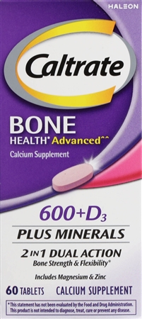 Caltrate Bone Health Advanced Calcium 600 mg + D3 Tablets – Image 9